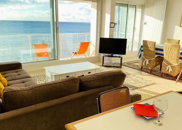 Apartmán Elegant Avec Balcon, Garage Et Wifi En Bord De - Fr-1-92-889