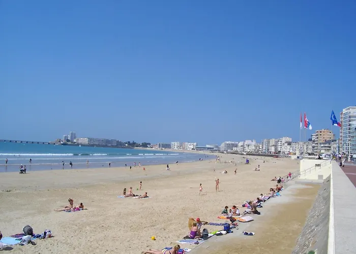 Elegant Avec Balcon, Garage Et Wifi En Bord De - Fr-1-92-889 דירה Les Sables-dʼOlonne